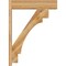 Ekena Millwork Merced Block Rough Sawn Outlooker, Western Red Cedar, 8"W x 34"D x 46"H OUT08X34X46MRC05RWR - alternate 3